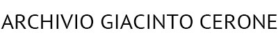 Archivio Giacinto Cerone Logo